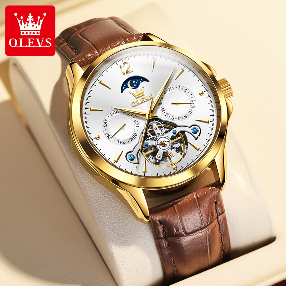 Seiko Watch Presage - OLEVS 6663 Мужские часы, оригинальные механические