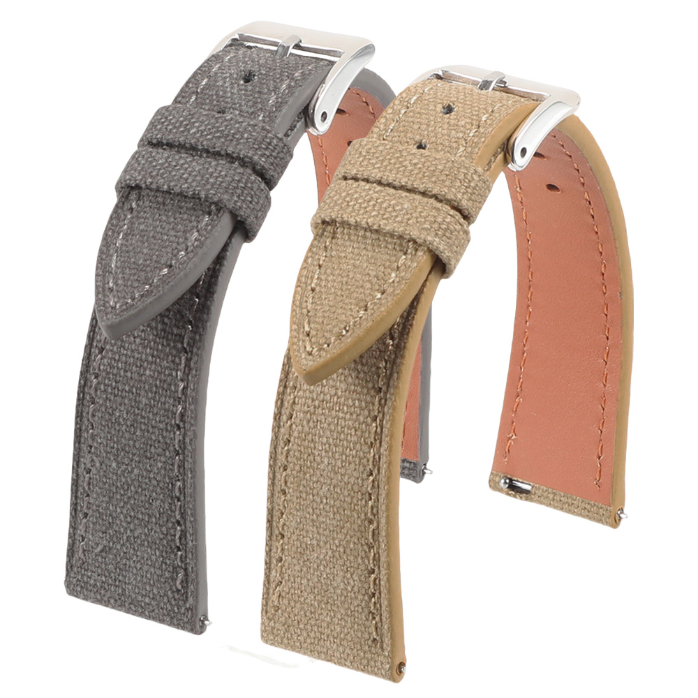 Canvas Strap Watch - Ремешок для часов ручной работы, тонкий,