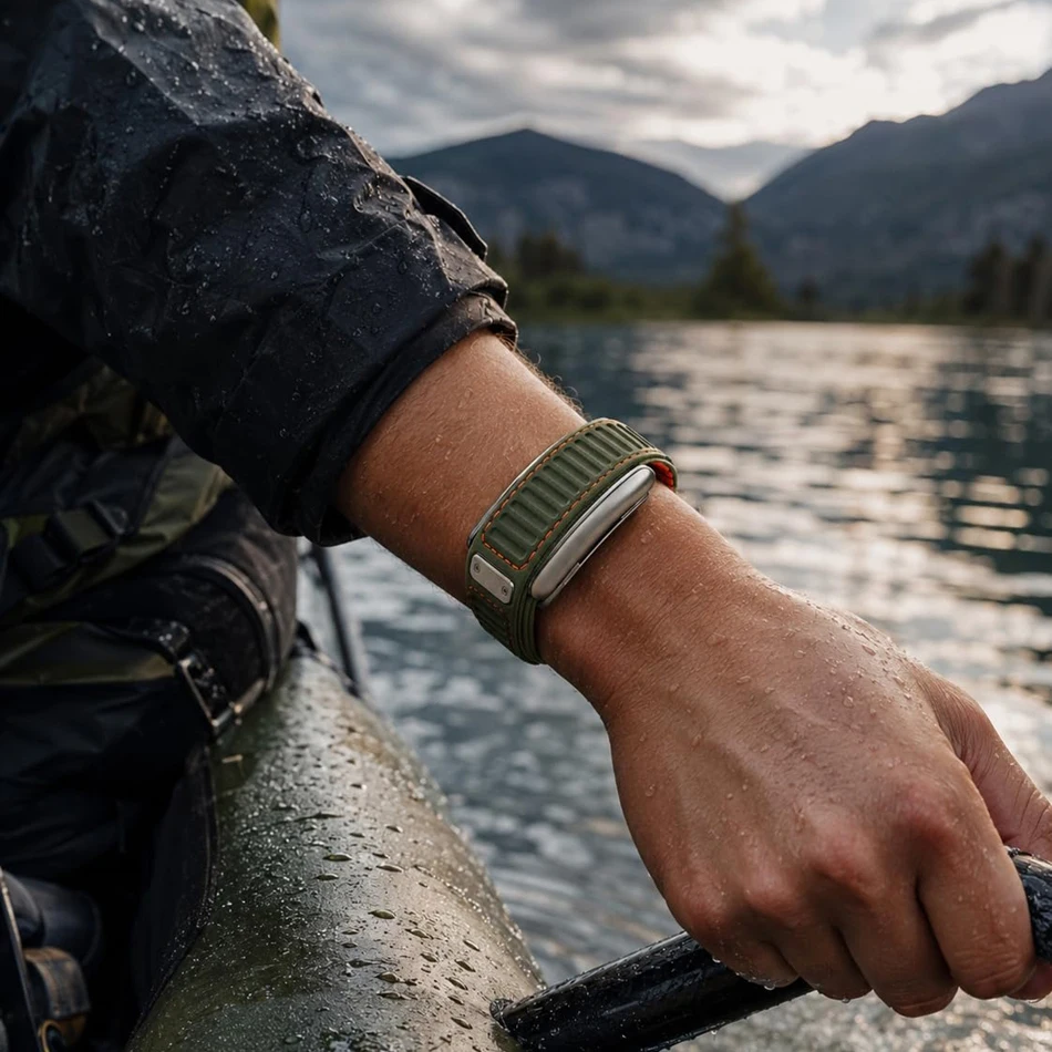 Нейлоновый силиконовый ремешок – обзор и цена Sport Loop Velcro