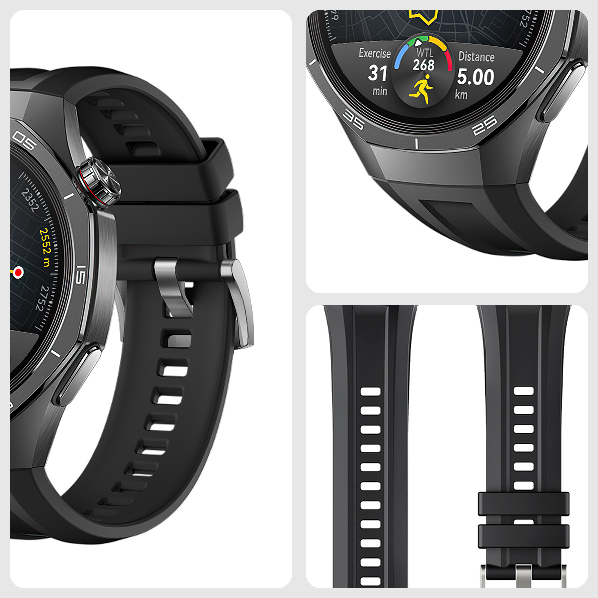 Силиконовый ремешок для Huawei – обзор и цена Silicone Watch Band 22Mm