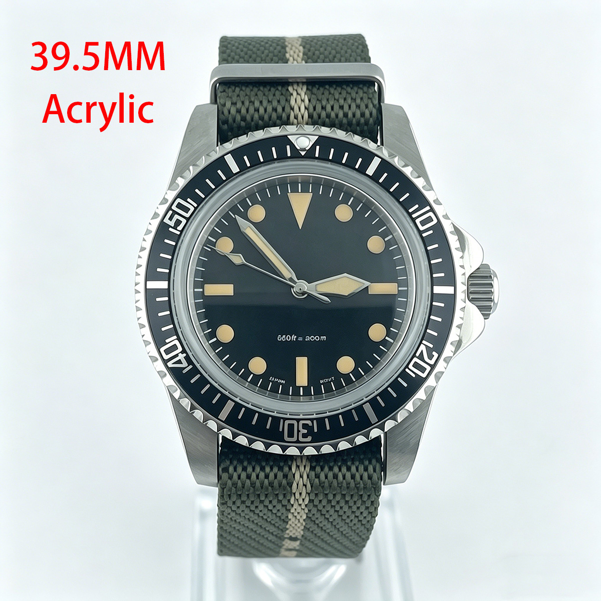 39,5 мм ретро-часы для дайверо – обзор и цена Tropic Strap Vintage